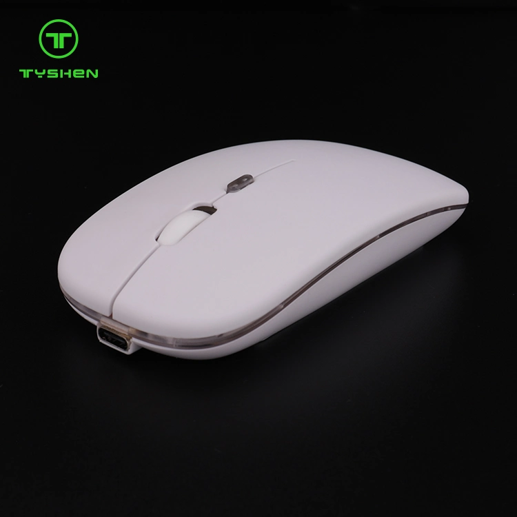 Ultra Slim Size Silent Rechargeable Wireless Mouse Bluetooth Type-C for Laptop and Mac